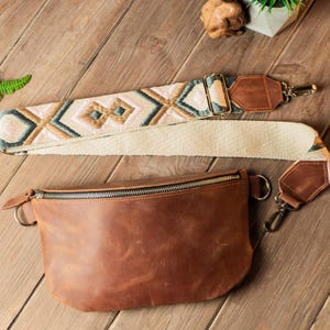 Braune Leder Bauchtasche, Leder Gürteltasche, Hüfttasche, Hands Free Gürteltasche, Reise Leder Crossbody Tasche, Leder Bauchtasche, Leder Sling Bag