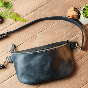 Reise-Leder-Bauchtasche, Unisex-Leder-Gürteltasche, Freihand-Hüfttasche, Gürteltasche, Umhängetasche, Leder-Gürteltasche für Männer und Frauen, Schultertasche