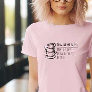 Coffee Lover T-Shirt, Trendy Coffee Tee, National Coffee Day Shirt, Coffee Cups T-Shirt, Be Coffee Tee, Coffee Lover Gift, Coffee Shirt