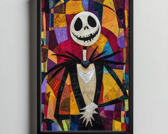 Jack Skellington Poster: High-Resolution Framed or Unframed Art