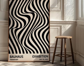 Bauhaus Exhibition 1923 Poster | Frankfurt Op Art Print