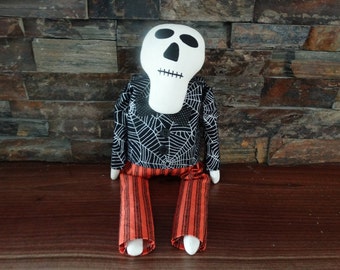 Skeleton art doll | Etsy