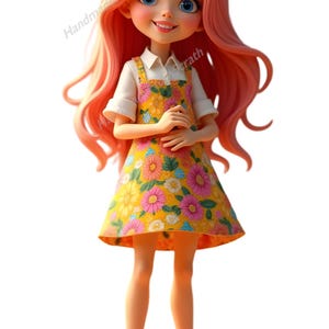 Imágenes prediseñadas, PNG, transparente, mujer linda, imágenes prediseñadas, mujer, niña, adolescente, 3D, fondo de pantalla, encantadora, descarga digital instantánea