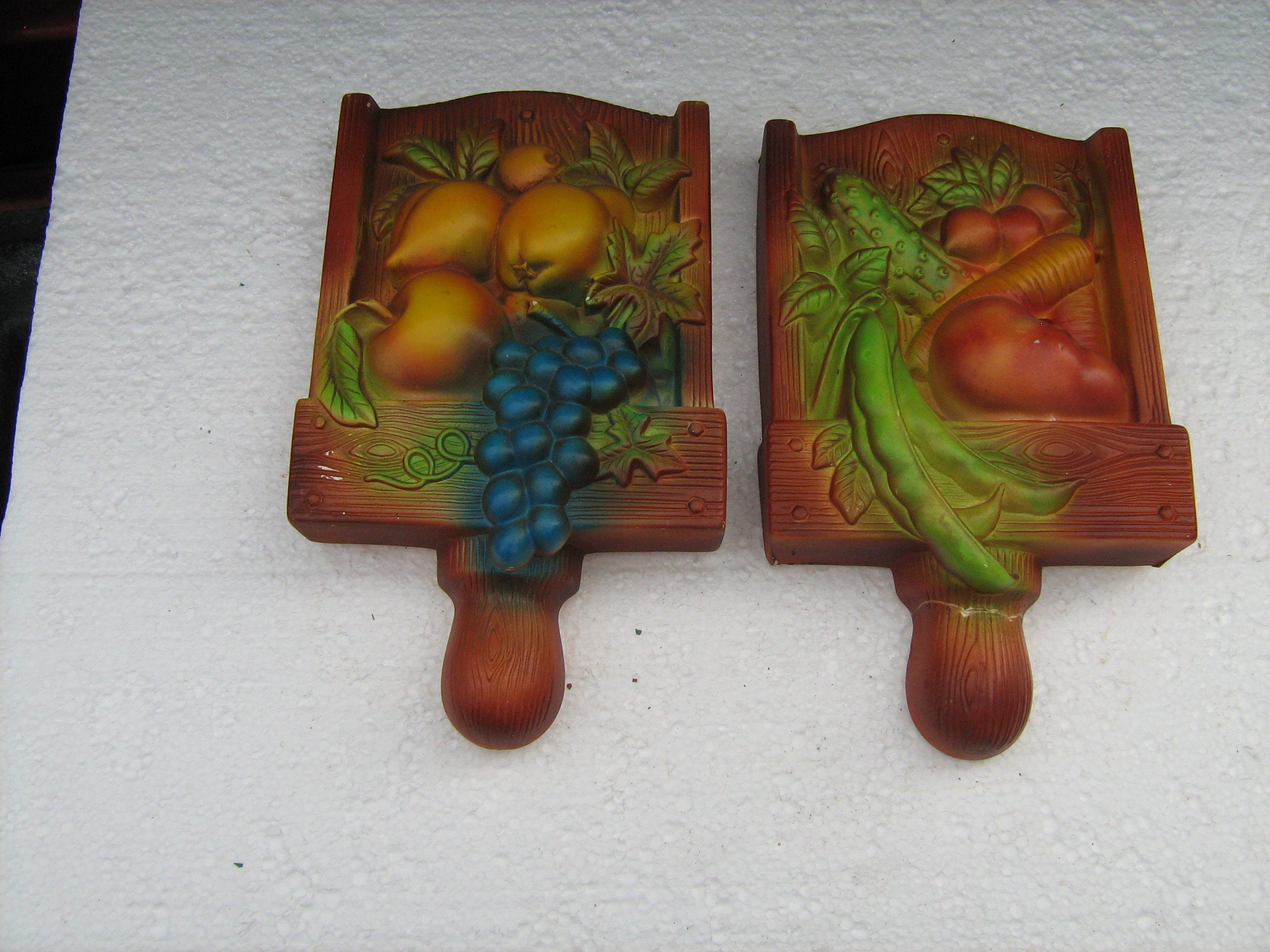 Chalkware Vegetables - Etsy