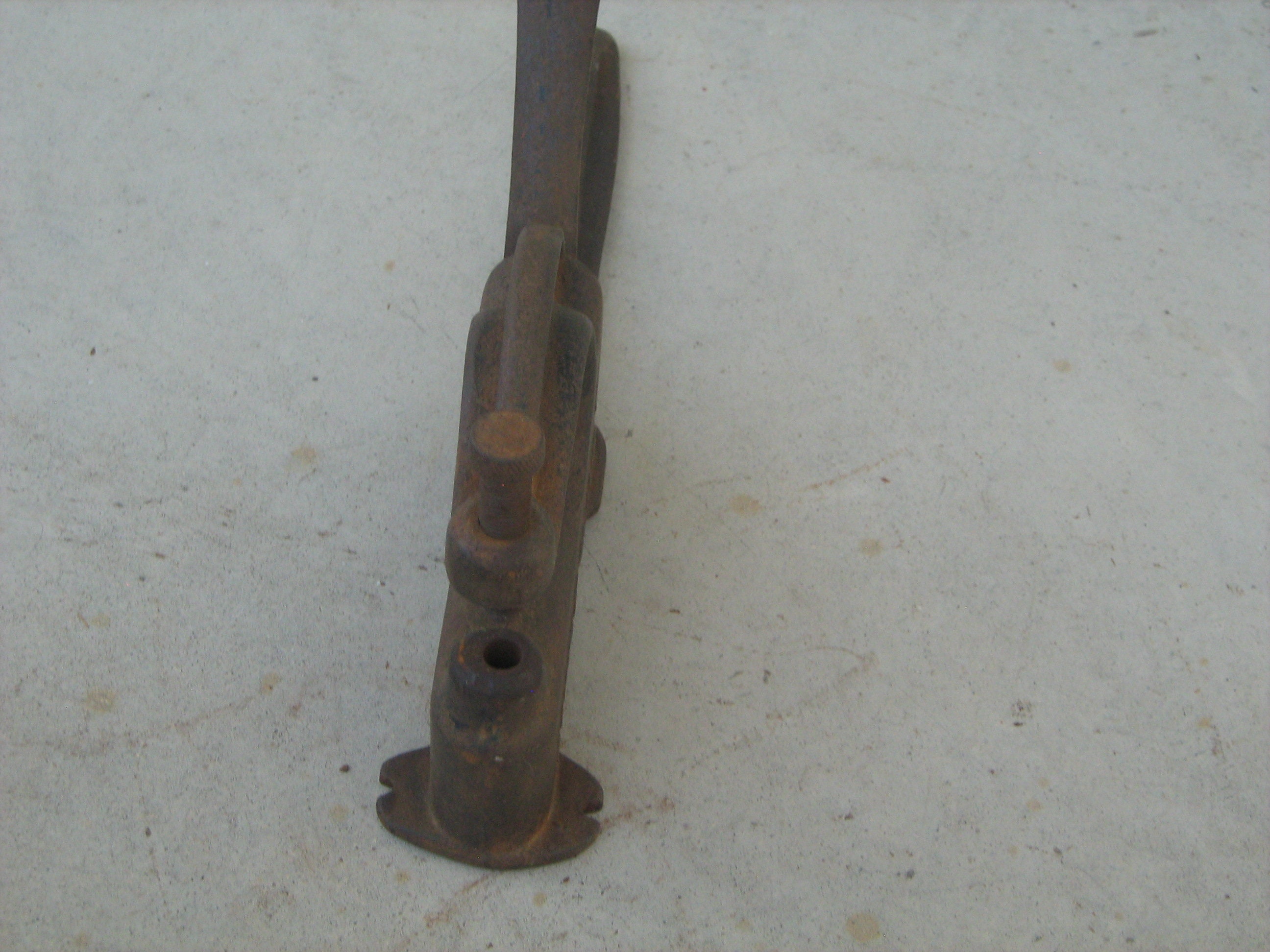 Antique U.S Novelty Co. Iron Leather Rivet Tool