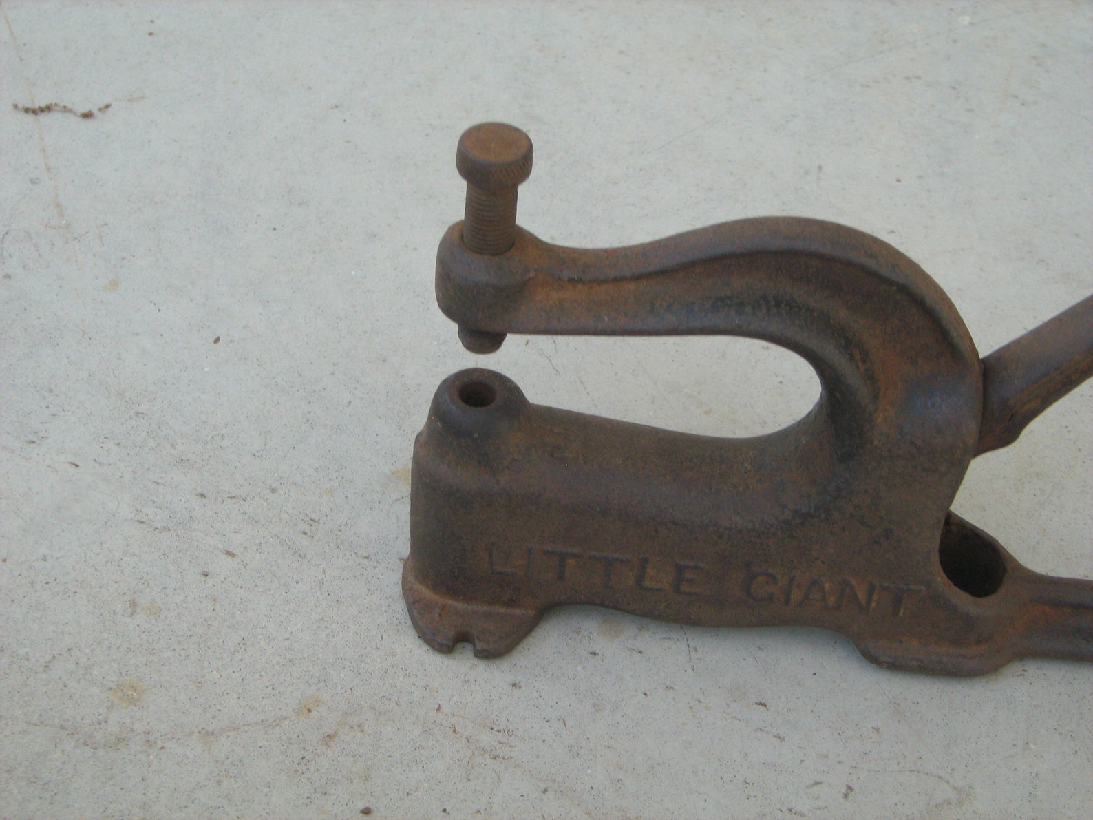 Vintage Tool Antique Rivet Press Punch Tool Cast Iron Bench - Etsy