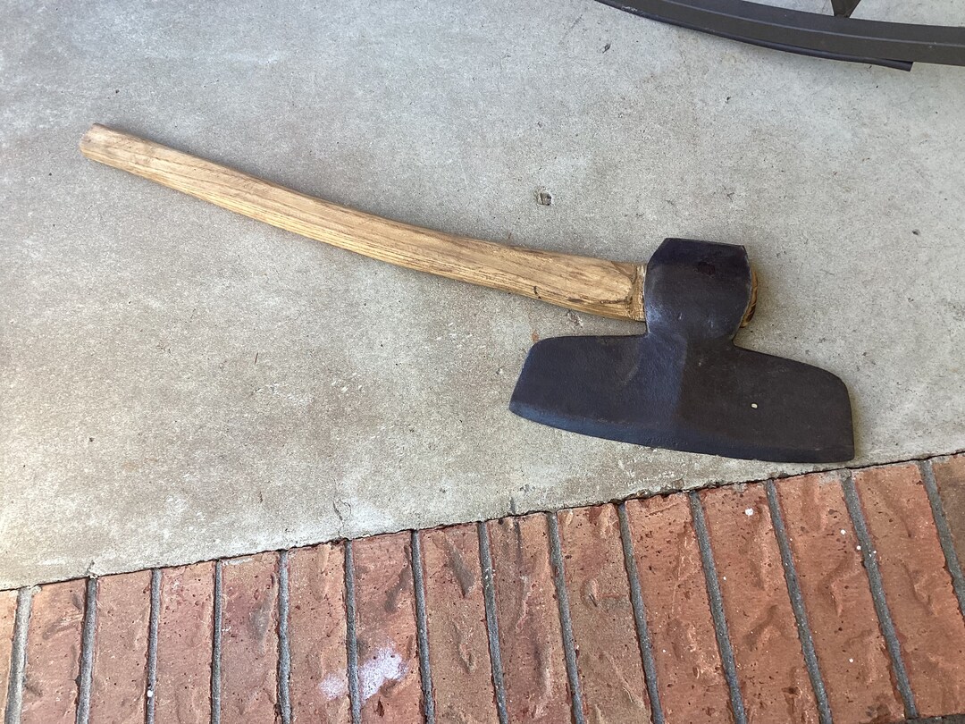 1800s Peerless Hewing Broad Axe One Side Bevel One Side Straight - Etsy