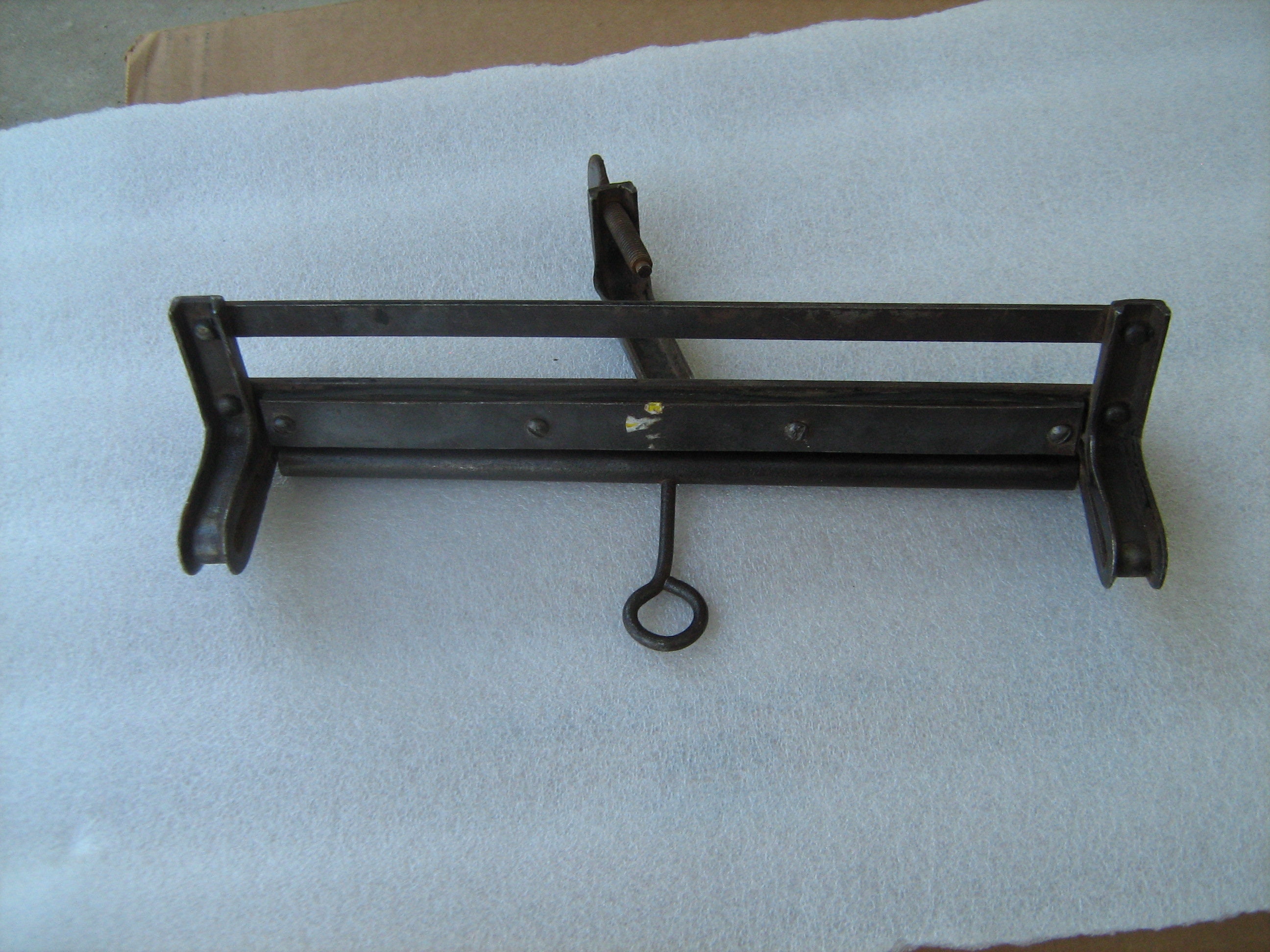 Vintage Antique Hand Saw Blade Sharpening Tool Clamp Unbranded Cast Iron
