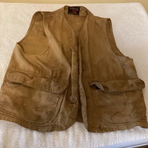 Sears Hunting Vest - Etsy