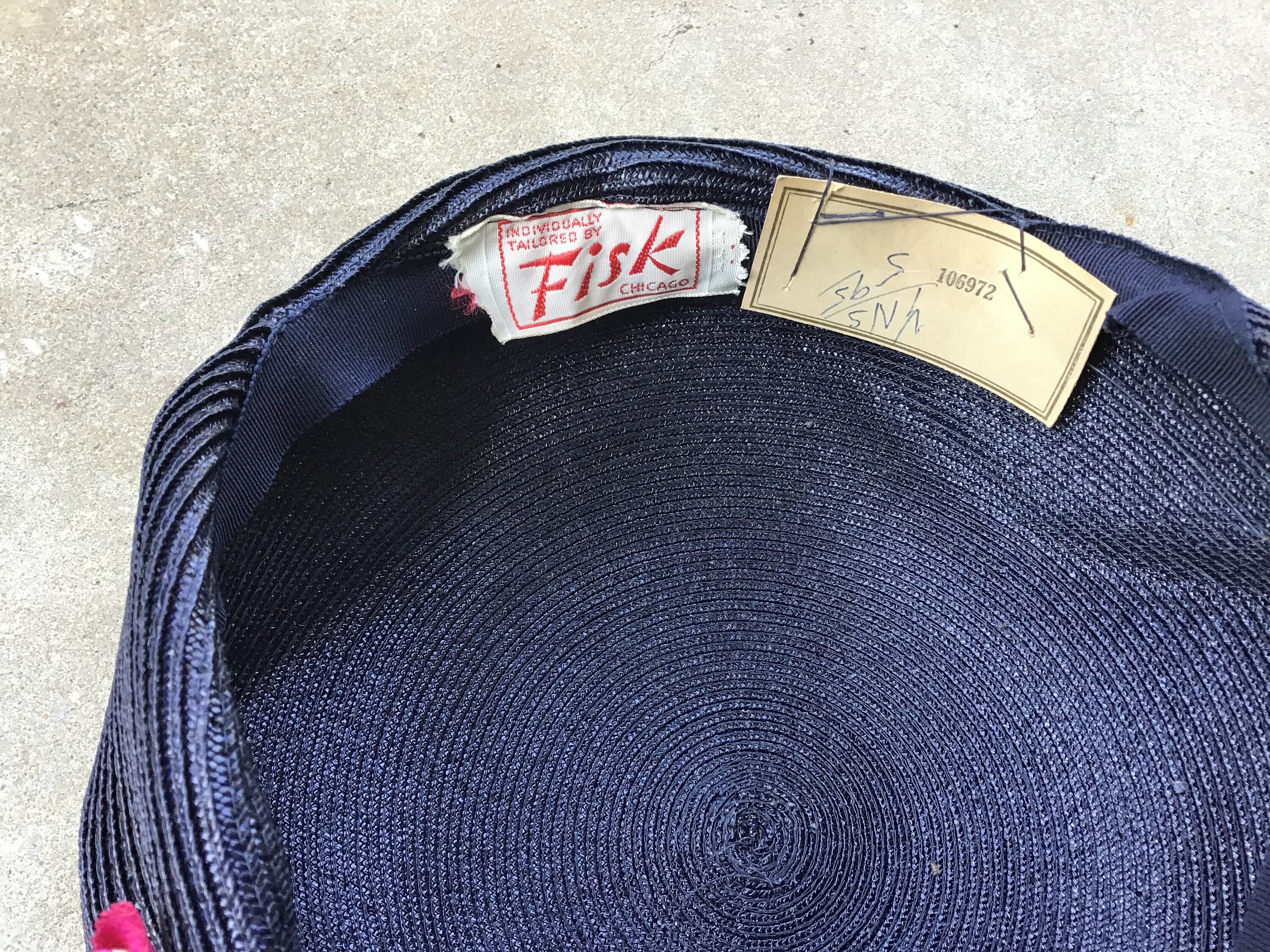 FISK CHICAGO 1950S SILK FLOWER COUTURE HAT MUSEUM QUALITY 50s Velvet Hat - Etsy main image 3