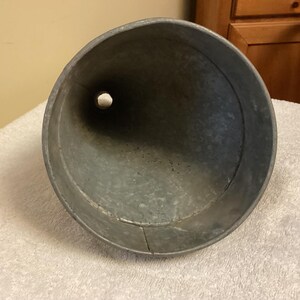 Large Vintage Galvanized Farm Funnel Farm Tool Gas, Oil , Water. - Etsy