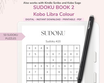 Kobo Libra Colour Sudoku Puzzle Book: 50 rompicapo (download digitale)