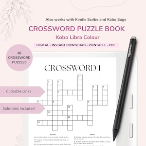 Kobo Libra Color kruiswoordpuzzelboek (pdf-download)