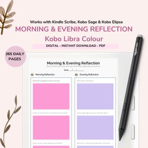 Kobo Libra Colour Journal, Morning & Evening Reflections (Digital Download)