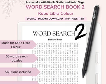 Kobo Libra Color Word Search Book 2 (PDF)