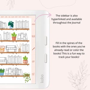 Kobo Libra Colour Reading Journal Book Review Planner Book TBR Shelves Planner Pen Stylus games template puzzles notes (Digital Download) image 3