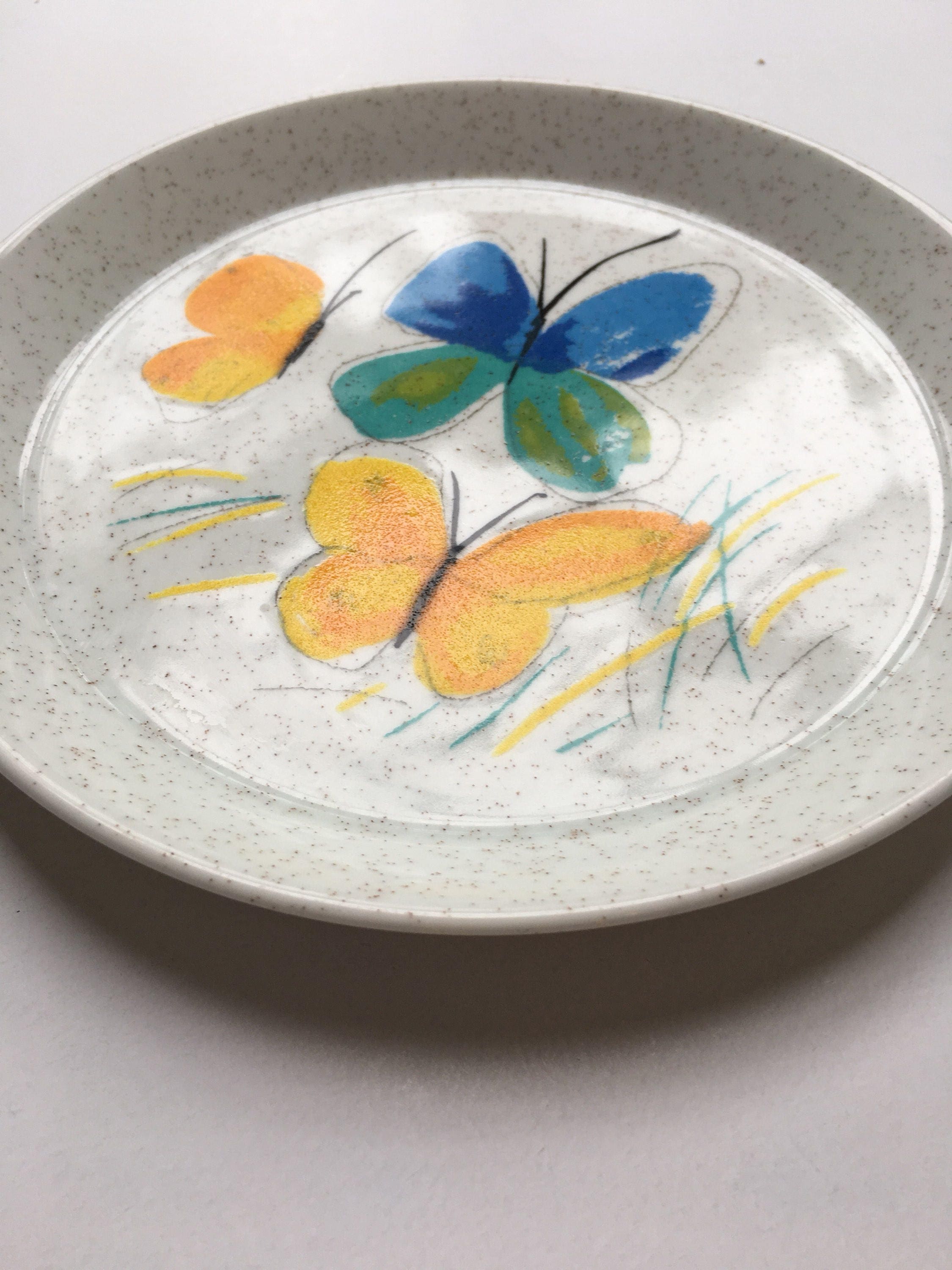 1 VERA Butterfly plate for Mikasa Flights of Fancy Butterflies Etsy