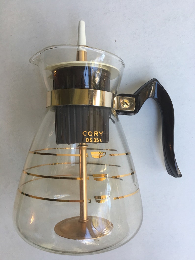 Mid Century Cory Coffee Carafe Percolator Atomic Style