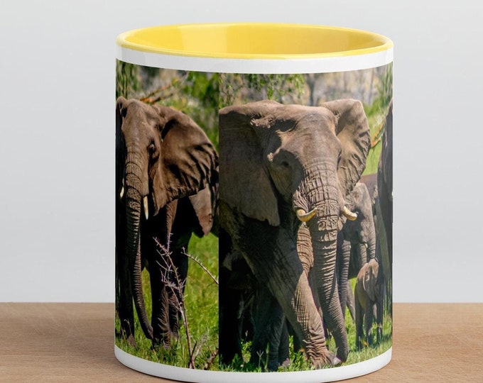 Elephant Mug with Colour Inside