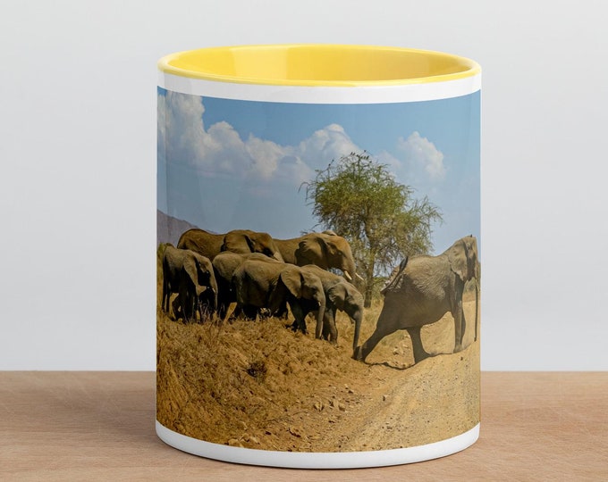 Elephant Mug with Colour Inside