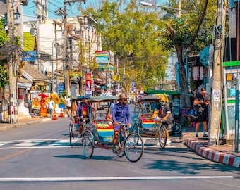 Colourful Street Scene Hua Hin Thailand Photo Download