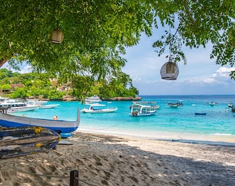 Bali Beach Photography Print: Tropical Island Paradise (Digital Download