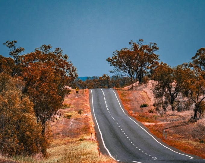 Australian Outback Road Photo Download, Queensland Tropical Landscape, Wild Scenic Views, Travel Lover Gift, Desert Wall Art Decor