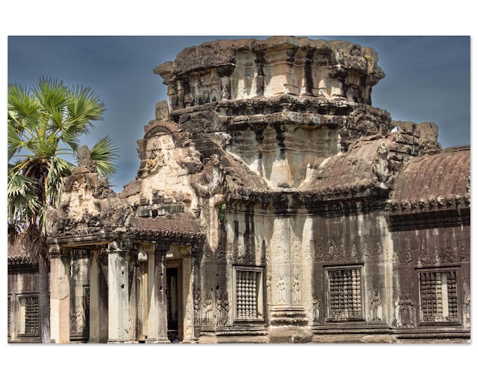 Angkor Wat Temple Ruins Aluminium Wall Art