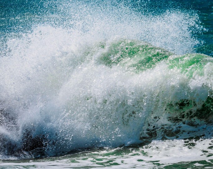 Stormy Sea Australia Photo Download, Coastal Seascape Wall Art, Traveller Gift Dramatic Seascape, High Res Fine Art Print Ready