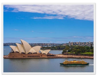 Sydney Opera House Framed Print – Australia Wall Art, Premium Matte Poster