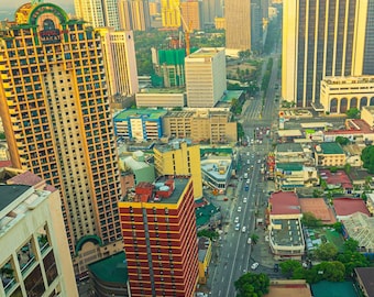 Manila Philippines Rooftop View - Early Morning Photo Download