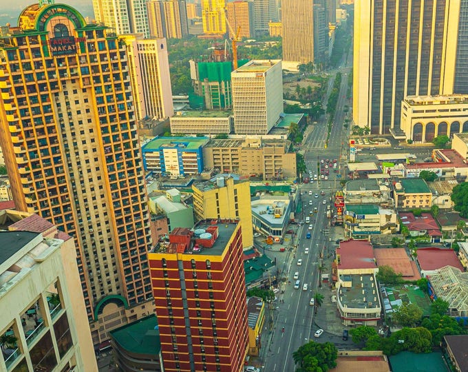 Manila Philippines Rooftop View - Early Morning Photo Download"