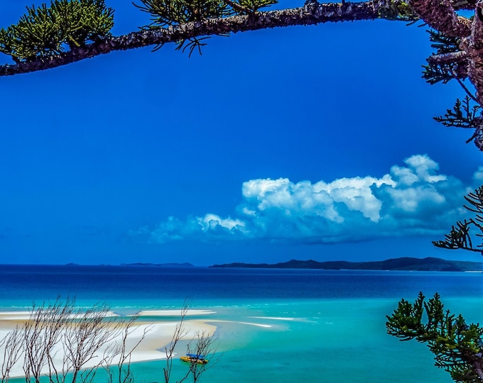 Whitehaven Australia Beach Photo Download, Whitsunday Islands, Gt Barrier Reef, Azure Sea  White Sand, Fine Art Travel Gift, Wall Art Decor