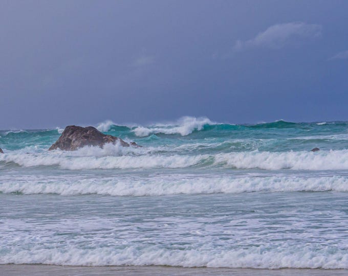 Photo Download Stunning Rough Pacific Ocean Waves,  thoughtful travel photo gift Nautical Wall Art, Sea Lover Gift High Res Fine Art Print