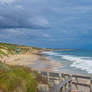 Stunning Beach Photo Download, Indian Ocean Perth Australia, Turquoise Sea Wall Art, Coastal Decor, Ocean View Printable, Beach Lover Gift