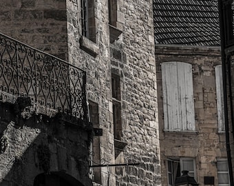 Cahors France photograph ancient Street- Instant Download