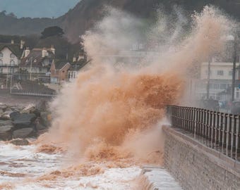 Storm Wave Metal Print – Coastal Wall Art Photography