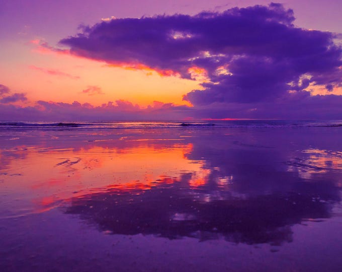 Queensland Photo sunrise Colorful Beach, Purple, Red, Yellow, Australia
