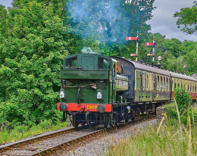 Steam Train Great Western Railway Photo Download – Devon Vintage Loco Fine Art, Travel Gift and Wall Decor for Train Lovers