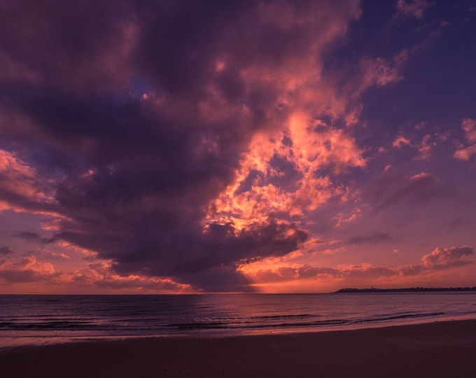 Stunning Sunrise Beach Photo Download, Australian Travel Gift, Wall Art Decor for Living Room