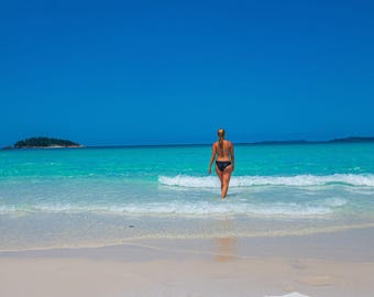 Whitsundays Beach Photo: Australia Seascape Fine Art (Digital Download)
