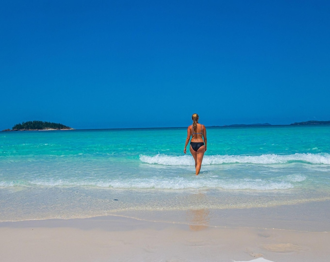 Australia Whitsundays Beach Photo Download, Instant Fine Art, Nautical Wall Art Gift for Travellers and warm sea Lovers