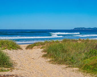 Gold Coast Beach Photo: Queensland Australia Fine Art Print (Digital Download)