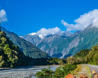 Franz Josef Glacier Photo: New Zealand Landscape (Digital Download)