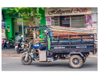 Saigon Vietnam Street Photography Aluminium Wall Art