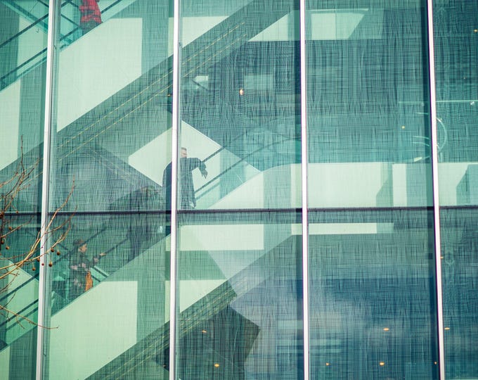 photo Download  Architecture glass, abstract city shopping center, Glass Art City Decor fine art High Res, Building Design Decor Business
