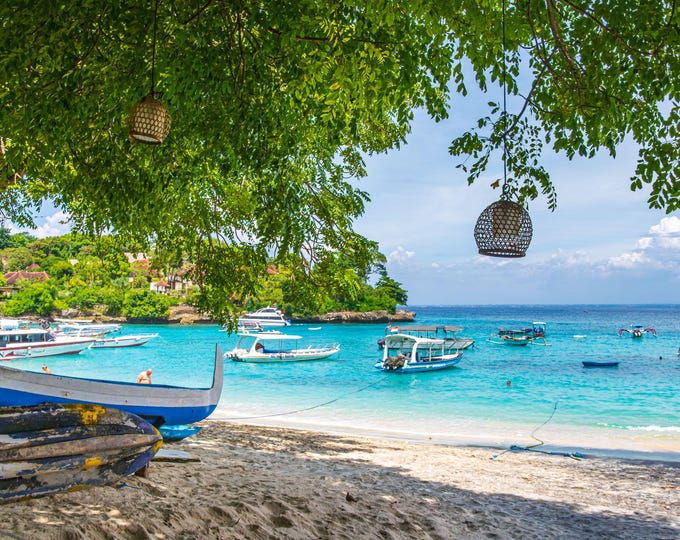 Azure Sea and Waves Photo - Bali, Noosa, Lembongan | Coastal Wall Art Print Gift | Ocean Photography lover, High Res Digital Download"