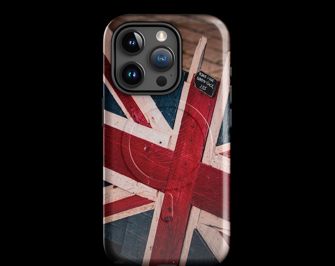 MagSafe® Tough Case for iPhone® – Union Jack Cover, Patriotic Gift & Phone Cover Art