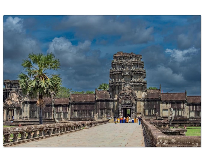 Angkor Wat Entrance Cambodia Aluminium Wall Art