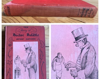 The Story of Doctor Dolittle by Hugh Lofting 1924 Printing - Terrific Collector Gift!